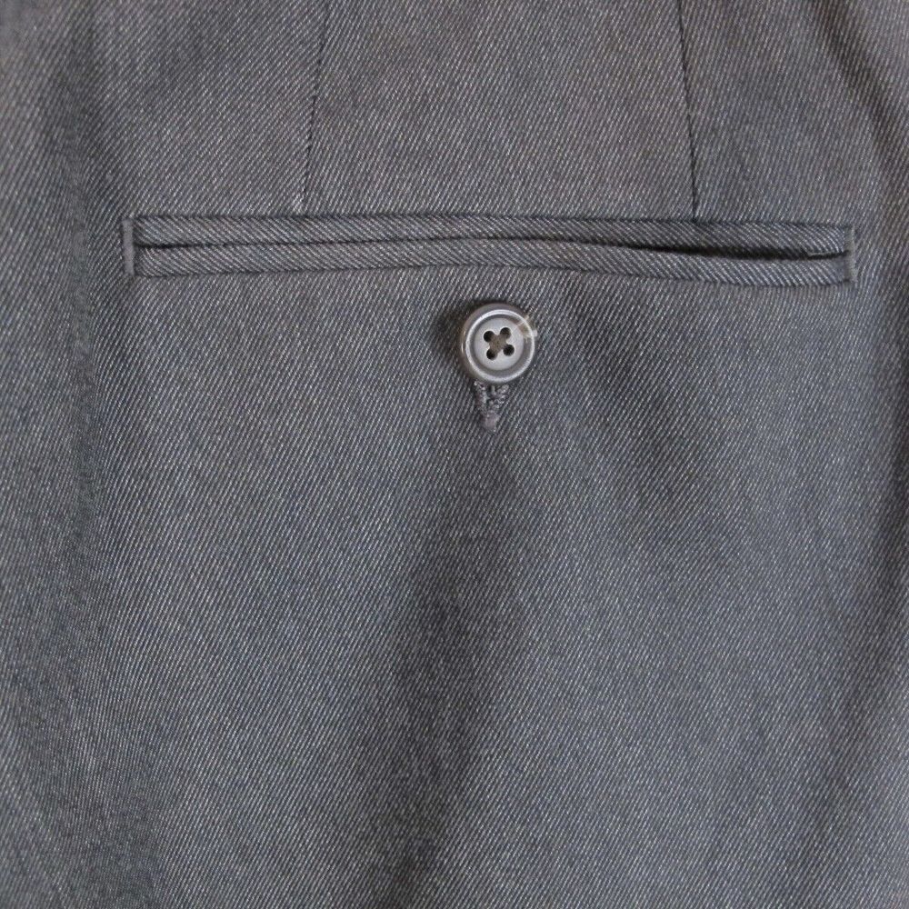 Lauren Ralph Lauren Flat Front Gray Dress Pants Slacks Men's Size‎ 38 x 32 - Picture 4 of 7